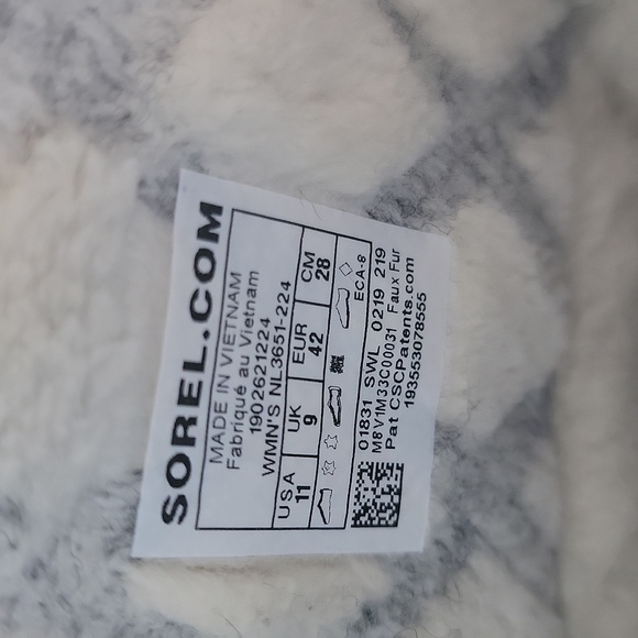 Sorel Size 11 Faux Fur Snow Boots Pre-owned + Great Condition - Picture 5 of 8